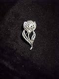 Lisner Silvertone Metal Flower