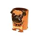 VANCA Craft Leather Desk Eyeglasses Holder * PUG *