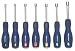 Westward 1CLN5 Hollow Shaft Nut Driver Set, 7 PC, Inches
