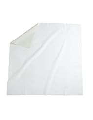 Duro-Med Flannel/Rubber Waterproof Sheeting, White, 36 X 54