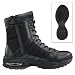 Air 9 in. Side Zip MKII, Black, Size 8 1/2