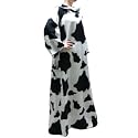 Linens Limited Adult Fleece Snuggle Wrap Blanket, Cow