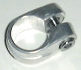 Pyramid Bicycle Seat Clamp, 1-1/8, Silver