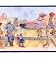 Western Little Cowboys & Cow Girls Climbing on Fences Wallpaper Border