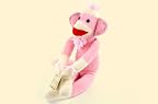 Pink Sock Monkey
