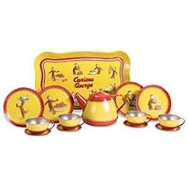 Schylling Curious George Tin Tea Set