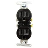 COOPER WIRING DEVICES 5270B-BU DUPLEX GROUNDING RECEPTACLE