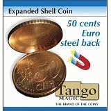 Expanded Shell Coin - 50 Cent Euro (Steel Back) by Tango Magic