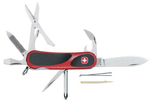 Wenger 16811 Swiss Army Knife Evogrip 16 Ergonomic Design Non-Slip Handles 2.5-Inch Blade Stainless Steel