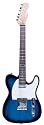 Telecaster Style Electric Guitar Blue