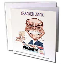 Londons Times Funny Panel Hollywood Cartoons - Jack Nicholson - Greeting Cards-6 Greeting Cards with envelopes