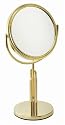 Stylish Gold Plated Make Up/ Shaving Mirror With 5x Magnification  and True view