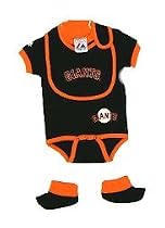 San Francisco Giants Creeper with Bib and Booties