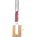 Freud 12-114 12/32-Inch Diameter by 1-1/2-Inch Double Flute Straight Router Bit with 1/2-Inch Shank