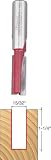 Freud 12-114 12/32-Inch Diameter by 1-1/2-Inch Double Flute Straight Router Bit with 1/2-Inch Shank