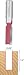Freud 12-114 12/32-Inch Diameter by 1-1/2-Inch Double Flute Straight Router Bit with 1/2-Inch Shank