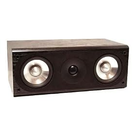 Acoustic Research ARVP42C Center Channel Speaker, Black Ash Vinyl