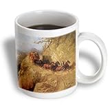 BLN American West Fine Art Collection - Staging in California by Gutzon Borglum American West - 15oz Mug (mug_126678_2)