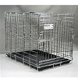 Precision Pet Jumbo 6000 Suitcase Crate, 48 x 29 x 32-Inch, Chrome