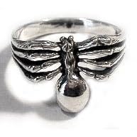 Gothic Sterling Silver Large SPIDER Biker Ring (Size 11,12,14) by 