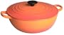 Le Creuset Enameled Cast-Iron 4-1/4-Quart Soup Pot with Cover, Flame
