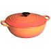 Le Creuset Enameled Cast-Iron 4-1/4-Quart Soup Pot with Cover, Flame