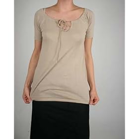 Buy Alternative Ladies Tie Neck Hippy Tee