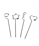 Stainless Steel Cocktail Picks - Set of 4 By Steel Function