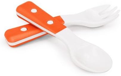 My Natural Eco Fork Plus Spoon, Orange
