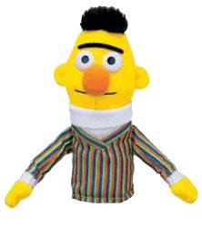 Childrens Toyshop  Toys : Sesame Street Bert Finger Puppet