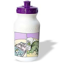 Buy Londons Times Famous People Places Books Cartoons - COURAGE TO CHANGE - Water Bottles by 3dRose LLC