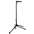 Stagg Tripod-Style Tubular Guitar Stand with Security Strap (Black)