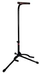 Stagg Tripod-Style Tubular Guitar Stand with Security Strap (Black)