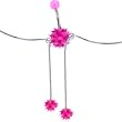 Pink Summer Splash HEDGEHOG Dangle BELLY CHAIN