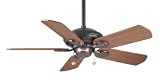 Casablanca Fans 77546D 40 Utopian Contemporary Outdoor Brushed Cocoa Ceiling Fan w/ B420 Blades