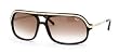 MARC JACOBS 17 BROWN GRADIENT / SHY GOLD BROWN Sunglasses E7GID