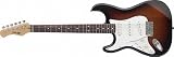 Stagg - E-Gitarre - Einsteigerinstrument Strat-Kopie Linksh&auml;nder - sunburst