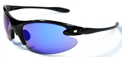 Sport Wrap Sunglasses RV17 Mirror lens Colors Golf, Cycling, Running