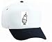 White Cap with compass, globe, circumscribe, world, earth