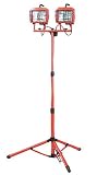 Coleman Cable 7766 Two-Light 1000-Watt Quartz Halogen Floodlight with Adjustable Tripod