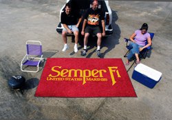 Outdoor Mat w United States Marines & Semper Fi