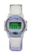 Vibralite 3 Vibration Watch with Velcro Band - Light Blue/White