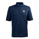 MLB Mens New York Yankees Pique Xtra Lite Desert Dry Polo