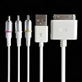 1103 FREE DELIVERY BNIB COMPOSITE RCA AV USB COMPONENT Video TV CHARGER Cable LEAD DOCK CONNECTOR for APPLE IPAD iPhone 3G 3G S 3GS iPhone 4 4G iPod Touch Nano Classic OS 4.0 (SUPPORT FOR ALL FIREWARE 3.13 4.0 4.0.2 4.1 4.2.1 4.3 AND LASTEST) UK - 12 Month Warranty >>> THT Trading