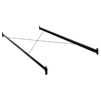 Hospitality Bed Hook-On Steel Bed Side Rails, Twin/Full