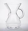 Chemex Six Cup Glass Coffee Maker with Glass Handle - 6 Cup Coffee Maker