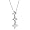 14k White Gold 3-Stone Princess-Cut Diamond Pendant (1/2 cttw, I-J Color, I1-I2 Clarity), 18