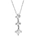 14k Choice of White or Yellow Gold 3-Stone Princess-Cut Diamond Pendant (1/2 cttw, I-J Color, I1-I2 Clarity)