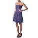Famous Designer Taffeta Strapless Dress, 6