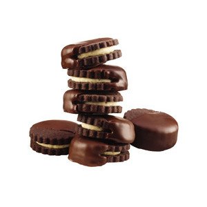 Chateau Chocolat Cookie Collection – Milk Chocolate Dipped Sandwich Cookies with Cream Centers and Sprinkles of Fun !
